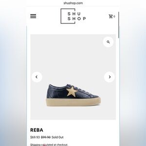 Shushop Reba sneakers (New in box) -size 8
